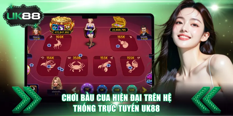 Chơi Bầu Cua - Loại Hình Cược Dân Gian Hấp Dẫn Trên UK88 2 Chơi bầu cua hiện đại trên hệ thống trực tuyến UK88