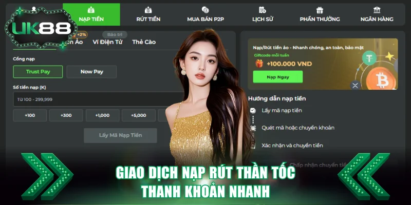 UK88 | Nhà Cái Cá Cược Số 1 Vương Quốc Anh | +8.888K/Ngày 21 Giao dịch nạp rút Uk88 thanh khoản nhanh